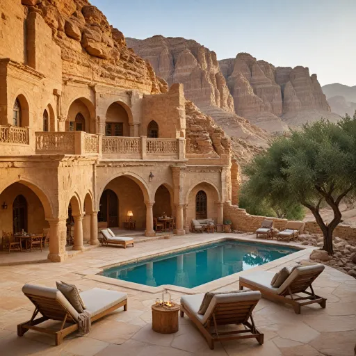 An elegant guide to little petra and luxury stays near wadi musa