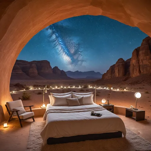 Sleeping under the stars at Wadi Rum Bubble Luxotel in Jordan