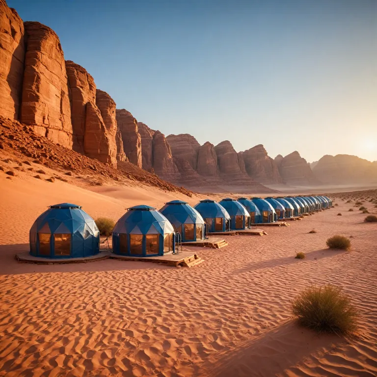 Luxury stays and desert serenity in wadi rum, jordan